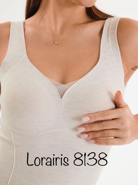 Майка Lora Iris 8138 - черный, (L, XL ,XXL) 8138 фото