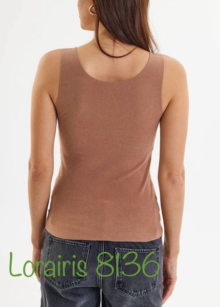 Майка Lora Iris 8136 - бежево-золотий, (L, XL, XXL) 8136 фото