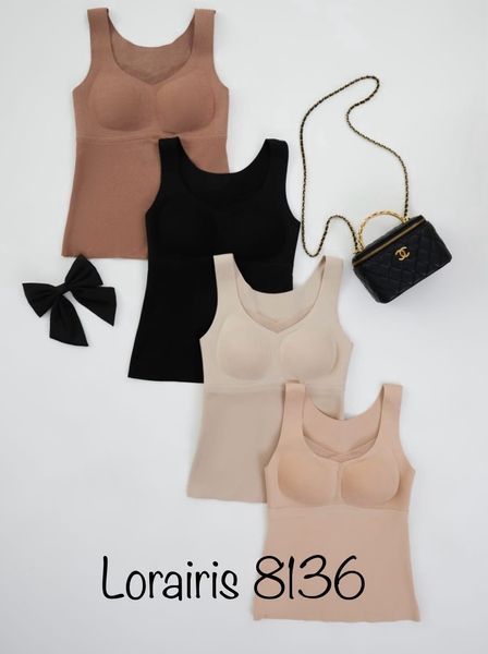 Майка Lora Iris 8136 - бежево-золотий, (L, XL, XXL) 8136 фото