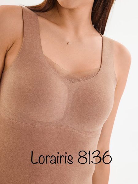 Майка Lora Iris 8136 - бежево-золотий, (L, XL, XXL) 8136 фото